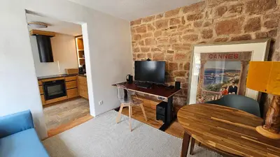 TV/Unterhaltungsangebot in der Unterkunft Designerwohnung im preisgekrönten Denkmal