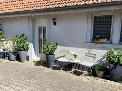 Das Gebäude in dem sich die Ferienwohnung befindet