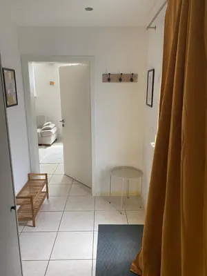 Ein Badezimmer in der Unterkunft Ferienwohnung am Hainbach