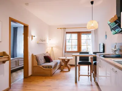 Küche/Küchenzeile in der Unterkunft Landhaus Weber