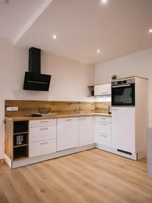 Küche/Küchenzeile in der Unterkunft Landhaus Weber