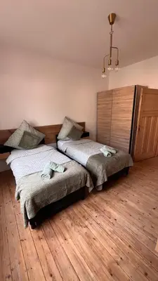 Ein Bett oder Betten in einem Zimmer der Unterkunft Villa Mediterrane - Apartment Milan