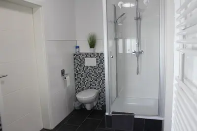 Ein Badezimmer in der Unterkunft 1,5-Zimmer Apartment in Karlsruhe Südstadt