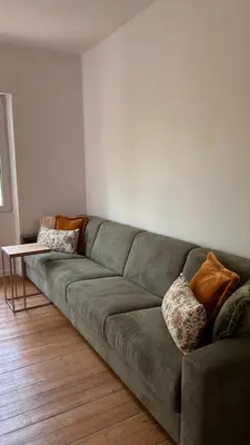 Ein Sitzbereich in der Unterkunft Villa Mediterrane - Apartment Rome