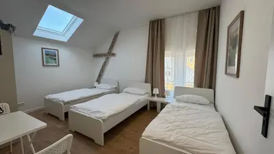 Ein Bett oder Betten in einem Zimmer der Unterkunft Böhl Station WHG 7