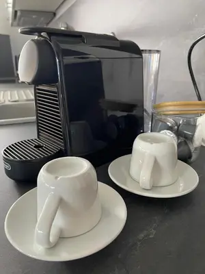 Kaffee-/Teezubehör in der Unterkunft Stilvolles & klimatisiertes Loft mit Ausblick in die Ferne