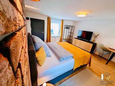 TV/Unterhaltungsangebot in der Unterkunft Tiny Home Lampertheim