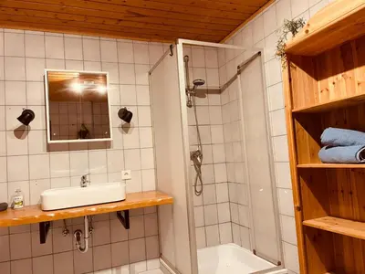 Ein Badezimmer in der Unterkunft Odw homes - Wohnung im Landhaus mit Terrasse