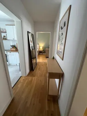 Küche/Küchenzeile in der Unterkunft Gemütliches Apartment I Mitten in der Stadt Aschaffenburg I 5 Min HBF I Gegenüber City Galerie