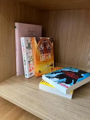 Die Bibliothek in der Ferienwohnung