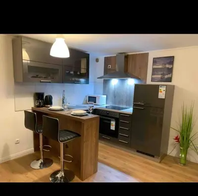 Küche/Küchenzeile in der Unterkunft Sufo Apartment