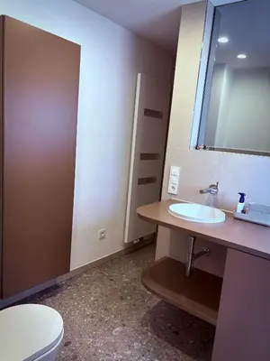 Ein Badezimmer in der Unterkunft Rebenglück in Göcklingen