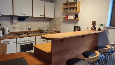 Küche/Küchenzeile in der Unterkunft Casa Bölts