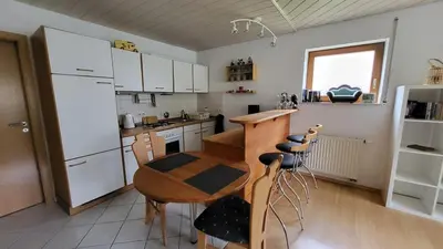 Küche/Küchenzeile in der Unterkunft Casa Bölts