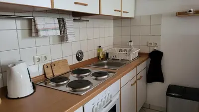 Küche/Küchenzeile in der Unterkunft Casa Bölts