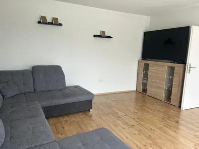 Ein Sitzbereich in der Unterkunft Ferienwohnung Sundana