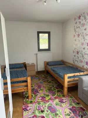 Ein Sitzbereich in der Unterkunft Ferienwohnung Sundana