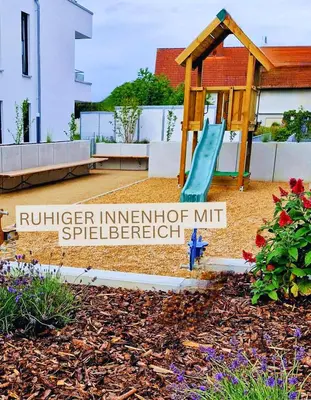 Das Gebäude in dem sich die Ferienwohnung befindet