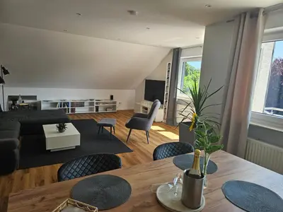 TV/Unterhaltungsangebot in der Unterkunft Wohlfühlzeit Weinheim