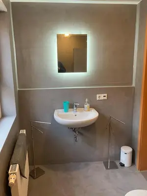 Ein Badezimmer in der Unterkunft Ferienhaus in Reilingen