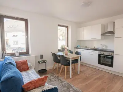 Küche/Küchenzeile in der Unterkunft G-Living - Theodor Heuss Str