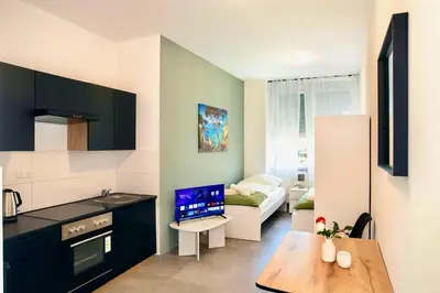 Küche/Küchenzeile in der Unterkunft Ok Apartments