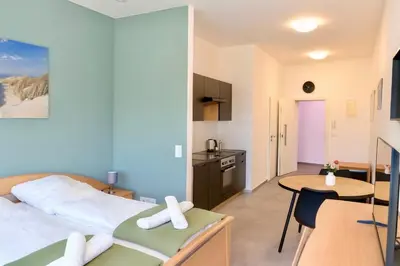 Küche/Küchenzeile in der Unterkunft Ok Apartments