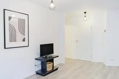 TV/Unterhaltungsangebot in der Unterkunft Untergeschoss mit Stil modern, ruhig & mit Terrasse