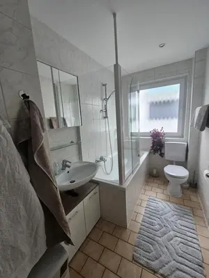 Ein Badezimmer in der Unterkunft Hardy's Apartment Stuttgart