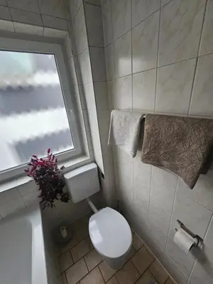 Ein Badezimmer in der Unterkunft Hardy's Apartment Stuttgart