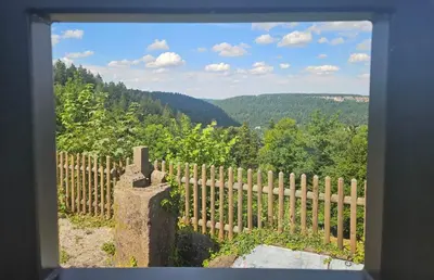 Naturlandschaft in der Nähe der Ferienwohnung