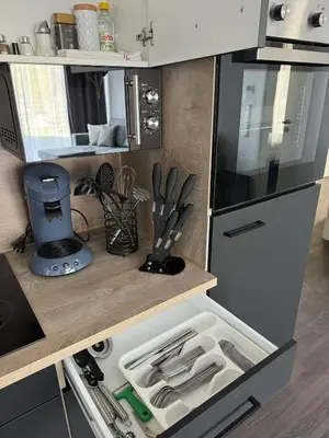 Küche/Küchenzeile in der Unterkunft Karlsruhe Finest Apartments