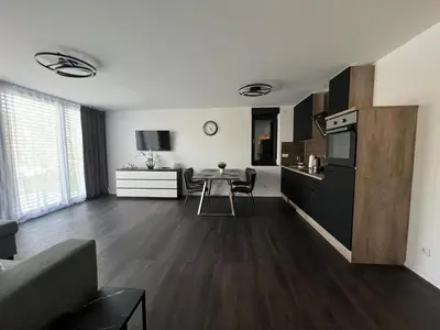 Küche/Küchenzeile in der Unterkunft Karlsruhe Finest Apartments