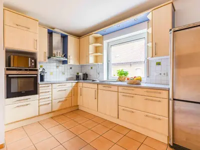 Küche/Küchenzeile in der Unterkunft Ferienwohnung Dominique