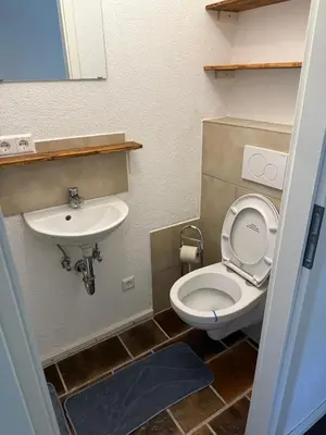 Ein Badezimmer in der Unterkunft Monteur- und Ferienwohnung Ketsch