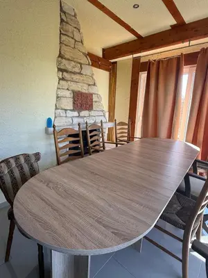 Ein Sitzbereich in der Unterkunft Monteur- und Ferienwohnung Ketsch
