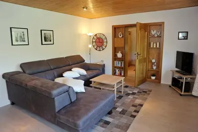 Ein Sitzbereich in der Unterkunft Panoramablick
