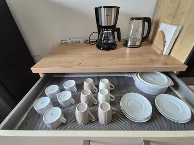 Kaffee-/Teezubehör in der Unterkunft Waldblick-Nest