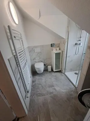 Ein Badezimmer in der Unterkunft Tami