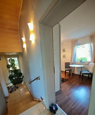 Grundriss der Unterkunft Gemütliches Zimmer mit eigenem Bad und Blick ins Grüne
