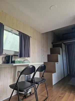 Grundriss der Unterkunft Tiny House Urlaub Übernachtung