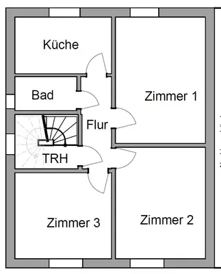 Grundriss der Unterkunft ZeitRaum Apartments Heilbronn