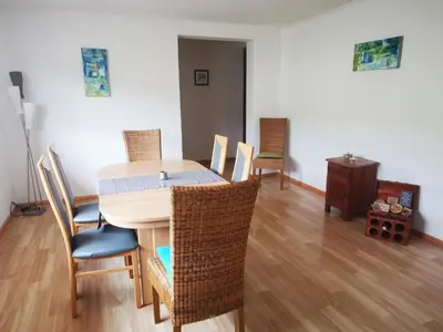 Ein Sitzbereich in der Unterkunft LandLeben