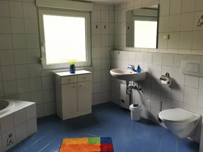Ein Badezimmer in der Unterkunft LandLeben