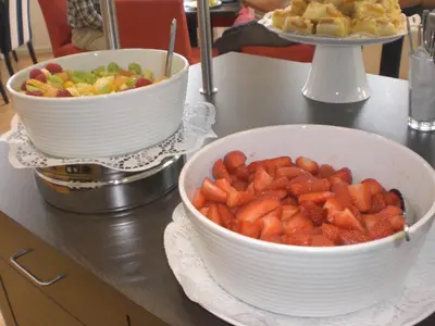 Essen im Hotel oder in der Nähe