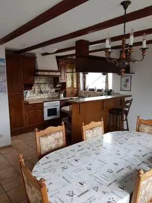 Küche/Küchenzeile in der Unterkunft TK Appartement