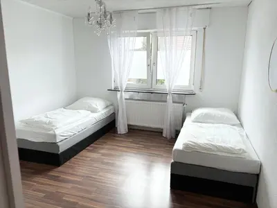 Ein Bett oder Betten in einem Zimmer der Unterkunft Comfortable Apartment in Groß-Gerau