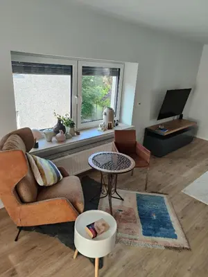 Ein Sitzbereich in der Unterkunft Ferienwohnung Mona Lisa