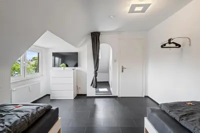 Ein Sitzbereich in der Unterkunft RU03 Wohnung in Rüsselsheim!