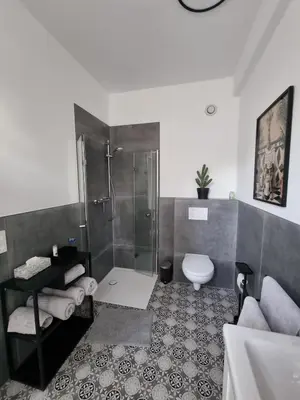 Ein Badezimmer in der Unterkunft 1-Zimmer-Loft Casa Frida